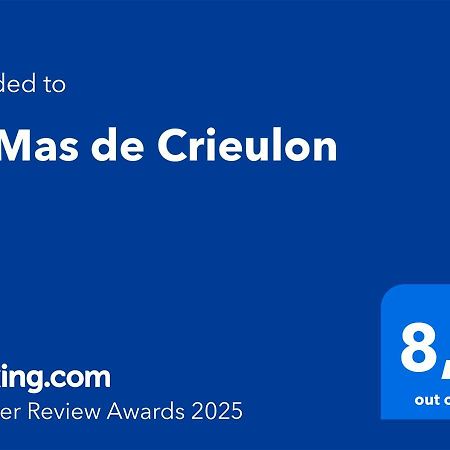 Le Mas De Crieulon Saint-Jean-de-Crieulon Luaran gambar